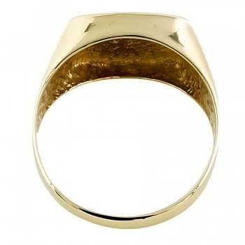 9ct gold Diamond Signet Ring size V